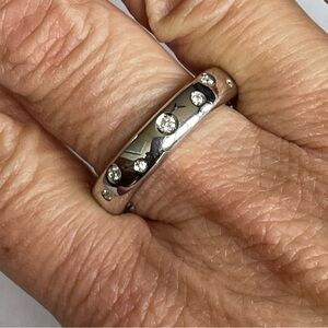 CHIMENTO FOREVER BRIO 18k 5mm White Gold & Diamond Ring